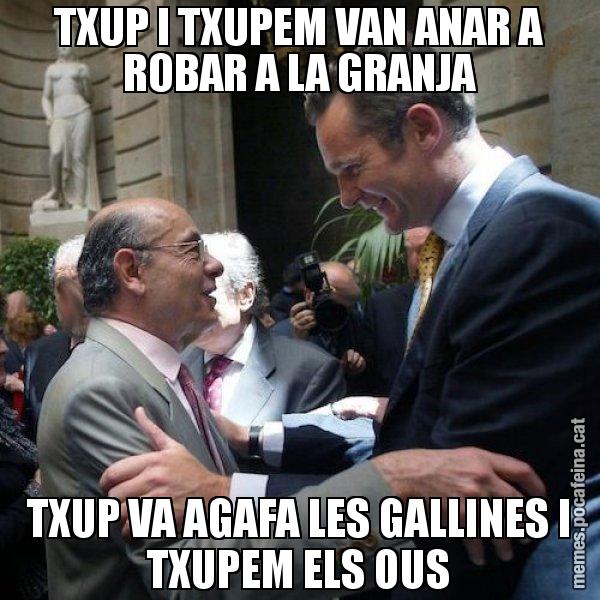 TXUP I TXUPEM VAN ANAR A ROBAR A LA GRANJA TXUP VA AGAFA LES GALLINES I TXUPEM ELS OUS - Millet i Urdangarin