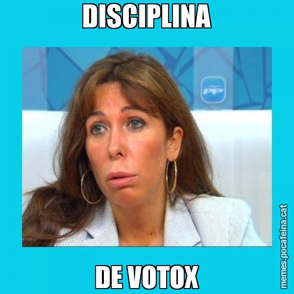 DISCIPLINA DE VOTOX - Alícia Sánchez Camacho