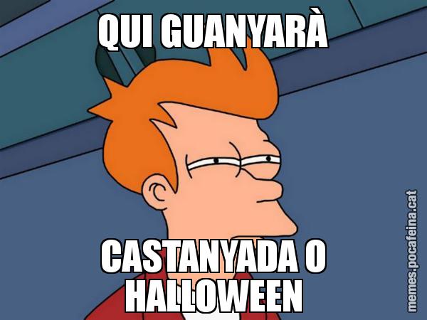 QUI GUANYARÀ CASTANYADA O HALLOWEEN - Futurama Fry