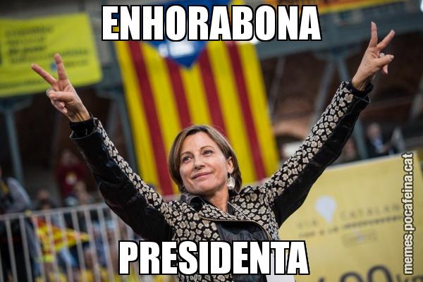 ENHORABONA  PRESIDENTA