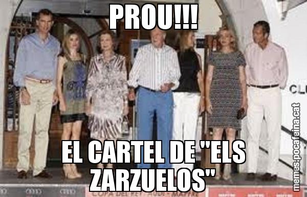 PROU!!! EL CARTEL DE "ELS ZARZUELOS"