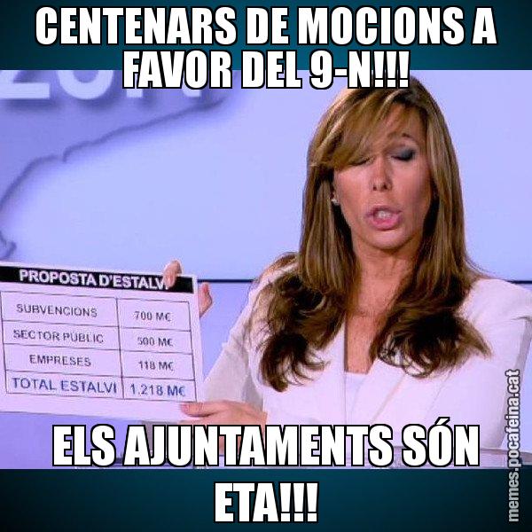 CENTENARS DE MOCIONS A FAVOR DEL 9-N!!! ELS AJUNTAMENTS SÓN ETA!!! - Alícia Paper i Suma