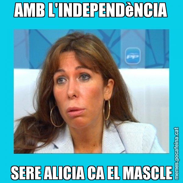 AMB L'INDEPENDèNCIA SERE ALICIA CA EL MASCLE - Alícia Sánchez Camacho