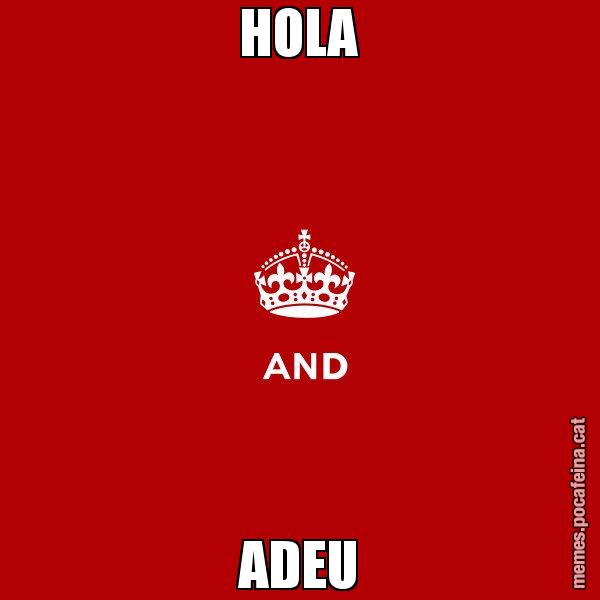 HOLA ADEU - Keep