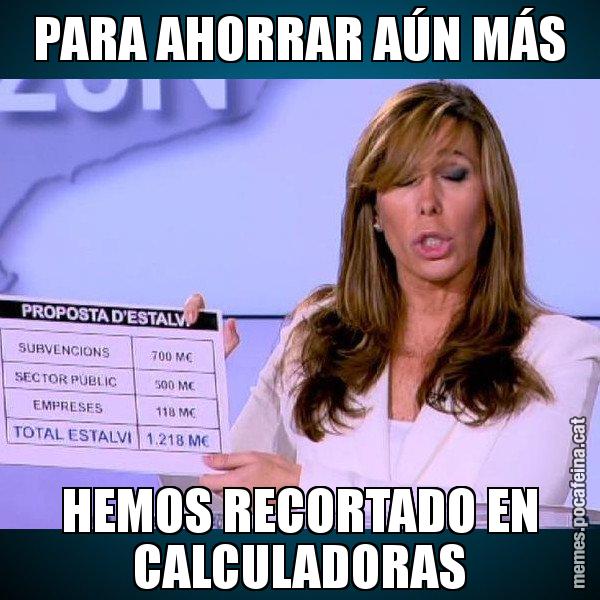 PARA AHORRAR AÚN MÁS HEMOS RECORTADO EN CALCULADORAS - Alícia Paper i Suma