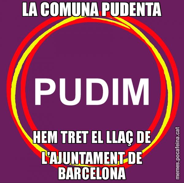 LA COMUNA PUDENTA HEM TRET EL LLAÇ DE L'AJUNTAMENT DE BARCELONA