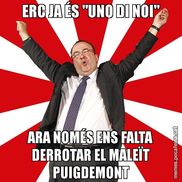 ERC JA ÉS "UNO DI NOI" ARA NOMÉS ENS FALTA DERROTAR EL MALEÏT PUIGDEMONT - Miquel Iceta - 27S
