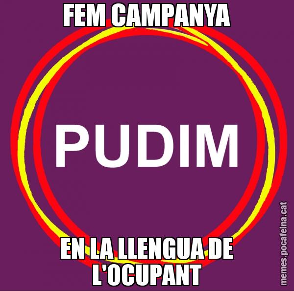 FEM CAMPANYA EN LA LLENGUA DE L'OCUPANT