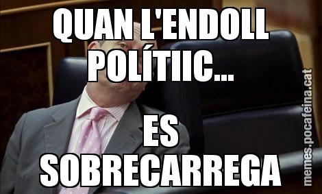 QUAN L'ENDOLL POLÍTIIC... ES SOBRECARREGA