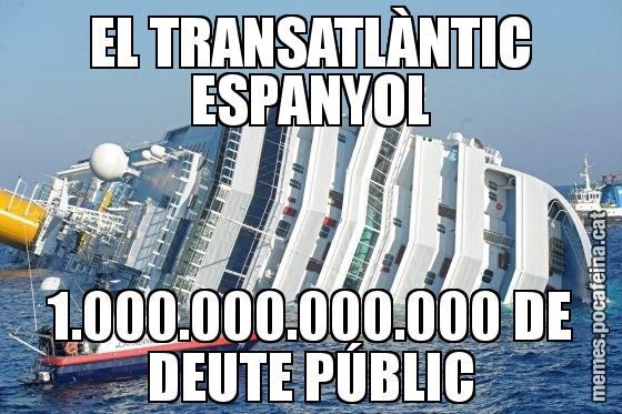 EL TRANSATLÀNTIC ESPANYOL 1.000.000.000.000 DE DEUTE PÚBLIC