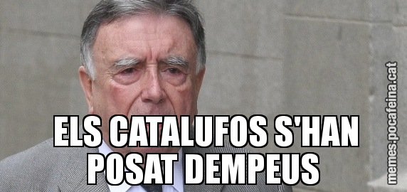 ELS CATALUFOS S'HAN POSAT DEMPEUS