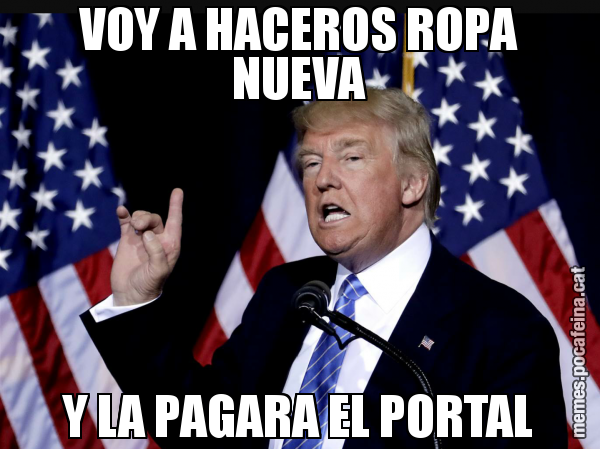 VOY A HACEROS ROPA NUEVA Y LA PAGARA EL PORTAL