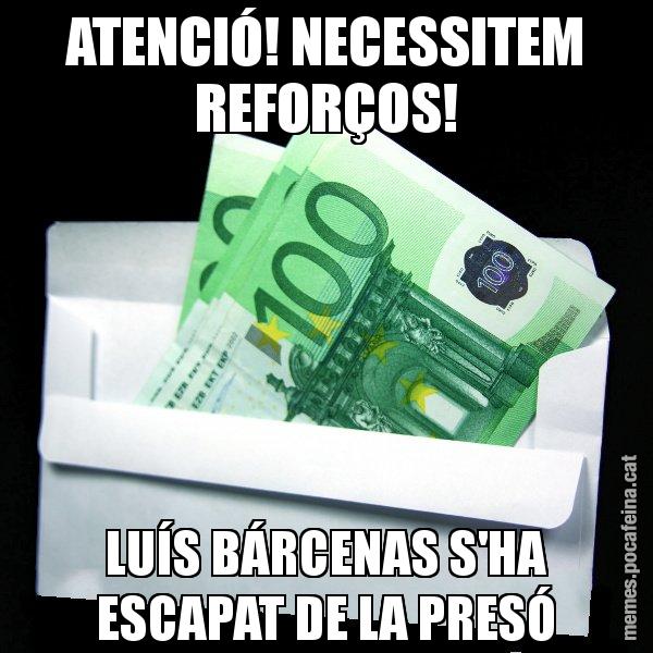 ATENCIÓ! NECESSITEM REFORÇOS! LUÍS BÁRCENAS S'HA ESCAPAT DE LA PRESÓ - Sobre