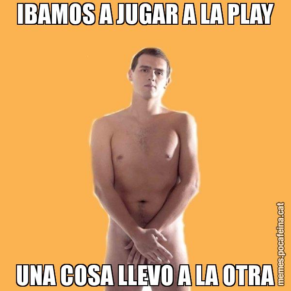IBAMOS A JUGAR A LA PLAY UNA COSA LLEVO A LA OTRA - Albert Rivera