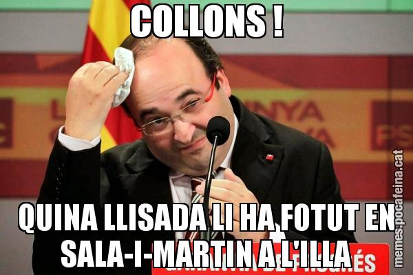 COLLONS ! QUINA LLISADA LI HA FOTUT EN SALA-I-MARTIN A L'ILLA