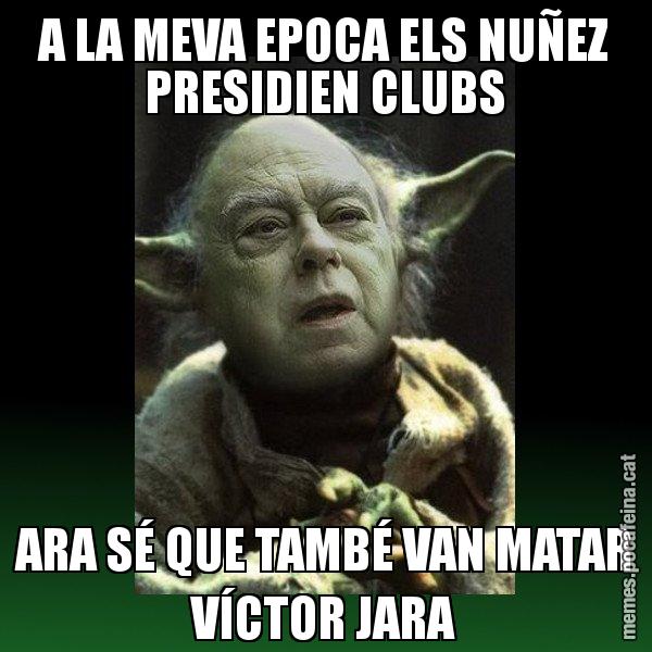 A LA MEVA EPOCA ELS NUÑEZ PRESIDIEN CLUBS ARA SÉ QUE TAMBÉ VAN MATAR VÍCTOR JARA - Yodi Pujol