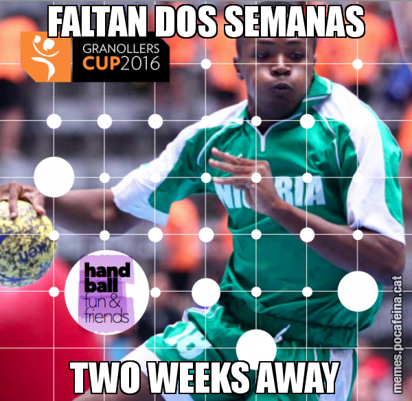 FALTAN DOS SEMANAS TWO WEEKS AWAY