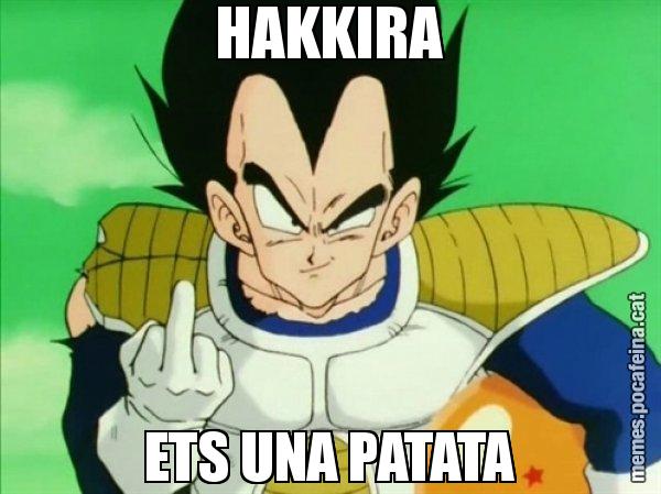 HAKKIRA ETS UNA PATATA - Vegeta