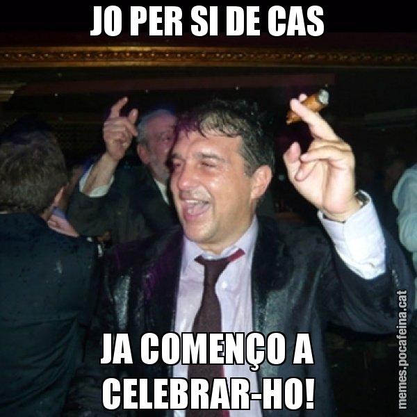 JO PER SI DE CAS JA COMENÇO A CELEBRAR-HO! - Laporta de Festa