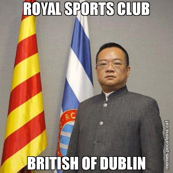 ROYAL SPORTS CLUB BRITISH OF DUBLIN - Chen Yansheng