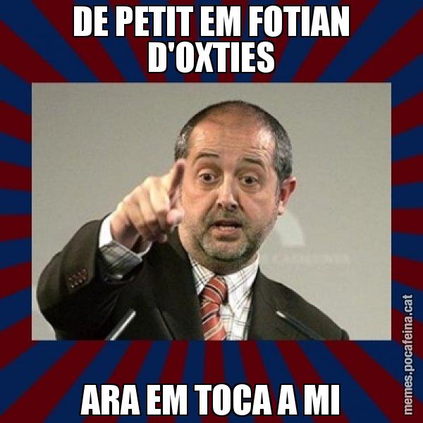 DE PETIT EM FOTIAN D'OXTIES ARA EM TOCA A MI - Felip Puig
