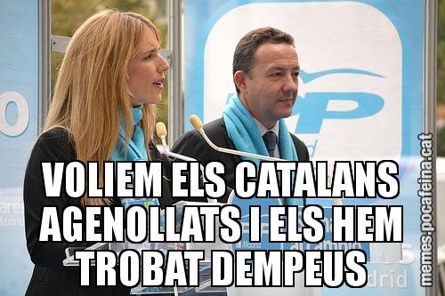 VOLIEM ELS CATALANS AGENOLLATS I ELS HEM TROBAT DEMPEUS