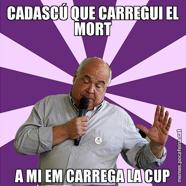 CADASCÚ QUE CARREGUI EL MORT A MI EM CARREGA LA CUP - Lluís Rabell - 27S