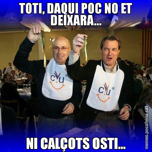 TOTI, DAQUI POC NO ET DEIXARA... NI CALÇOTS OSTI... - Calçotada CiU