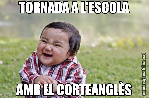 TORNADA A L'ESCOLA AMB EL CORTEANGLÈS - El diabòlic nen asiàtic