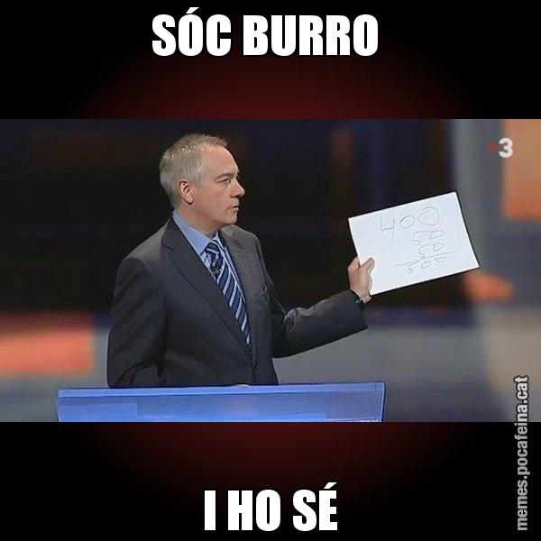 SÓC BURRO  I HO SÉ - Navarro Paper