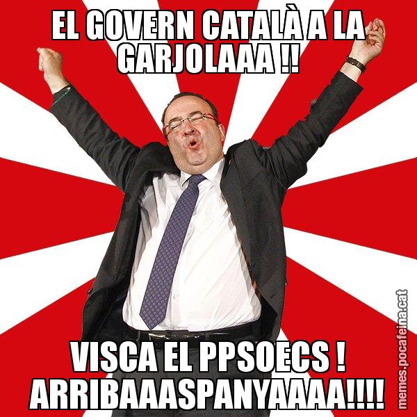 EL GOVERN CATALÀ A LA GARJOLAAA !! VISCA EL PPSOECS ! ARRIBAAASPANYAAAA!!!! - Miquel Iceta - 27S