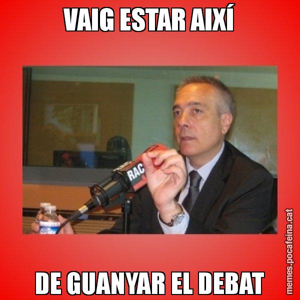 VAIG ESTAR AIXÍ DE GUANYAR EL DEBAT - Pere Navarro Titoleta