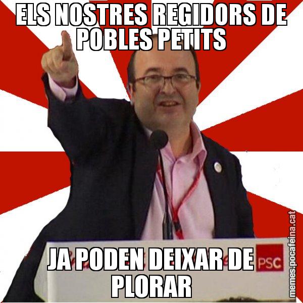 ELS NOSTRES REGIDORS DE POBLES PETITS JA PODEN DEIXAR DE PLORAR - Miquel Iceta
