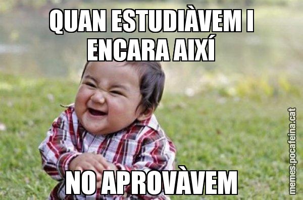 QUAN ESTUDIÀVEM I ENCARA AIXÍ NO APROVÀVEM - El diabòlic nen asiàtic