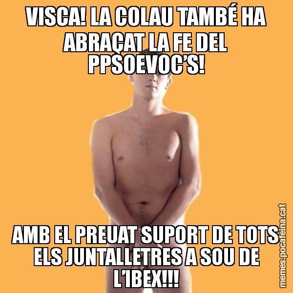 VISCA! LA COLAU TAMBÉ HA ABRAÇAT LA FE DEL PPSOEVOC’S! AMB EL PREUAT SUPORT DE TOTS ELS JUNTALLETRES A SOU DE L’IBEX!!! - Albert Rivera