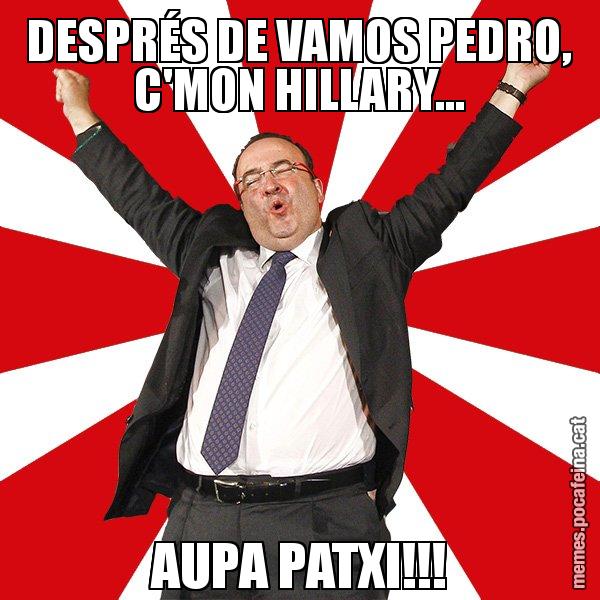 DESPRÉS DE VAMOS PEDRO, C'MON HILLARY... AUPA PATXI!!! - Miquel Iceta - 27S