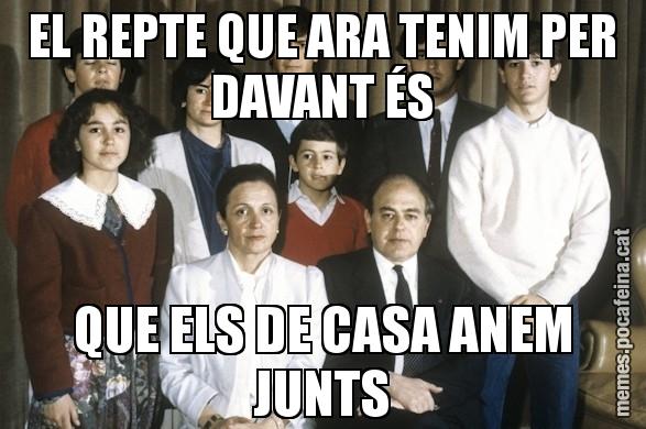 EL REPTE QUE ARA TENIM PER DAVANT ÉS QUE ELS DE CASA ANEM JUNTS