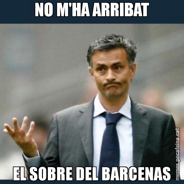 NO M'HA ARRIBAT EL SOBRE DEL BARCENAS - Mourinho
