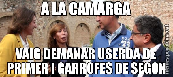 A LA CAMARGA VAIG DEMANAR USERDA DE PRIMER I GARROFES DE SEGON