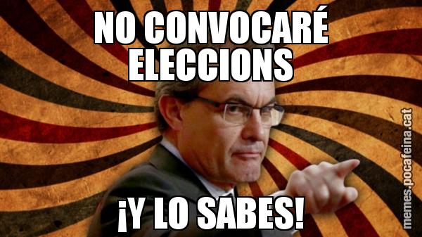 NO CONVOCARÉ ELECCIONS ¡Y LO SABES!