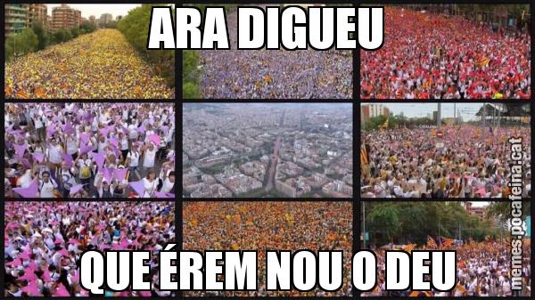 ARA DIGUEU QUE ÉREM NOU O DEU
