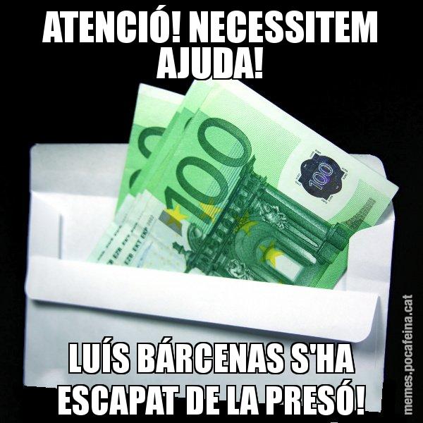 ATENCIÓ! NECESSITEM AJUDA! LUÍS BÁRCENAS S'HA ESCAPAT DE LA PRESÓ! - Sobre