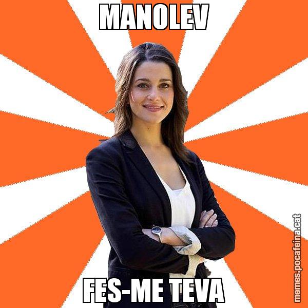 MANOLEV FES-ME TEVA - Inés Arrimadas - 27S