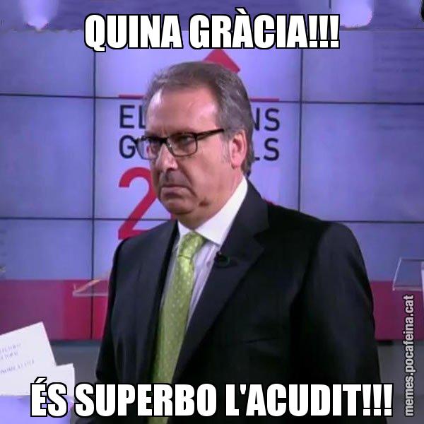 QUINA GRÀCIA!!! ÉS SUPERBO L'ACUDIT!!! - Cuní emprenyat