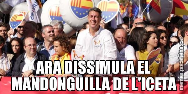 ARA DISSIMULA EL MANDONGUILLA DE L'ICETA