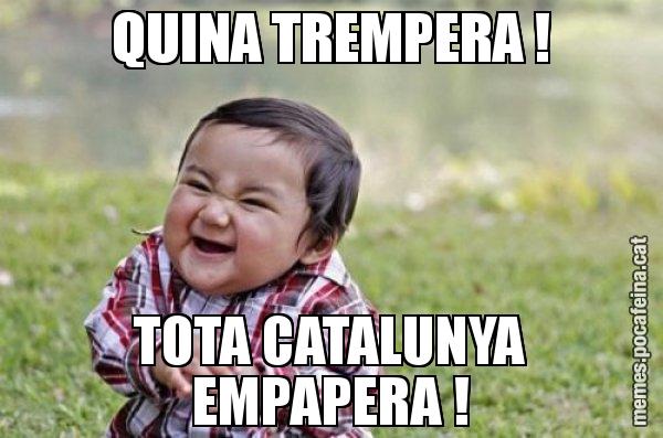 QUINA TREMPERA ! TOTA CATALUNYA EMPAPERA ! - El diabòlic nen asiàtic