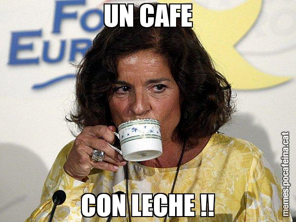 UN CAFE CON LECHE !! - Ana Botella relaxing cup