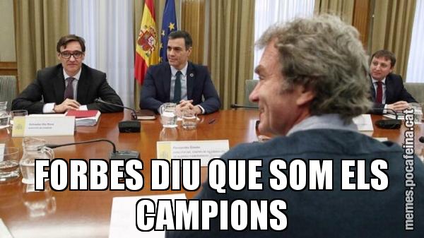 FORBES DIU QUE SOM ELS CAMPIONS