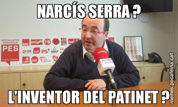 NARCÍS SERRA ? L'INVENTOR DEL PATINET ?