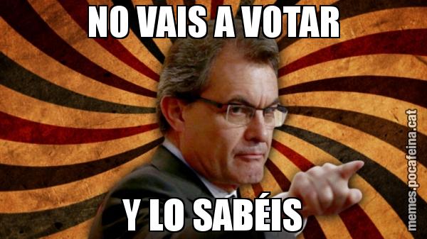 NO VAIS A VOTAR Y LO SABÉIS